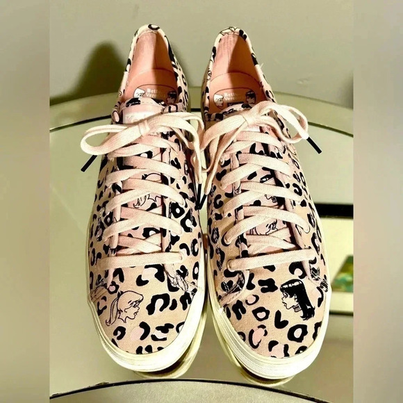 Never Worn KEDS Betty and Veronica Pink Canvas Sneakers - Picture 1 of 5